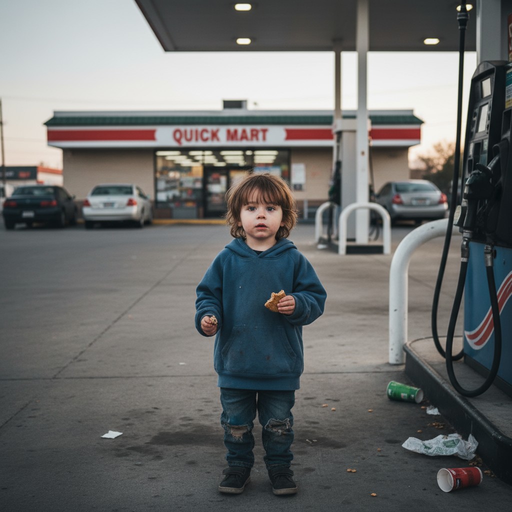 I Found a Child Abandoned at a Gas Station—But He Wasn’t Lost, He Was a Message