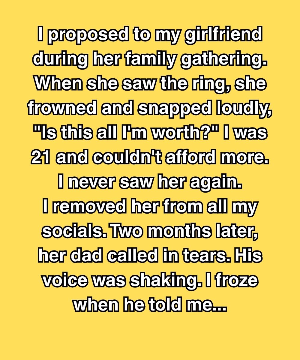 I Proposed At Her Family Party—She Laughed At The Ring, But Her Dad Called Me Later In Tears