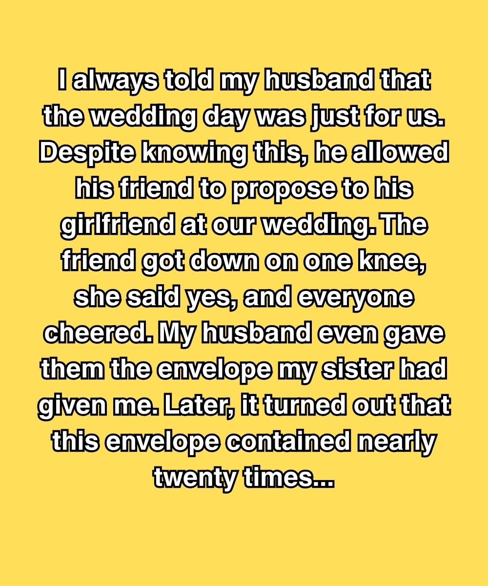 He Let His Friend Propose At Our Wedding—Then Handed Him The Gift Meant For Me