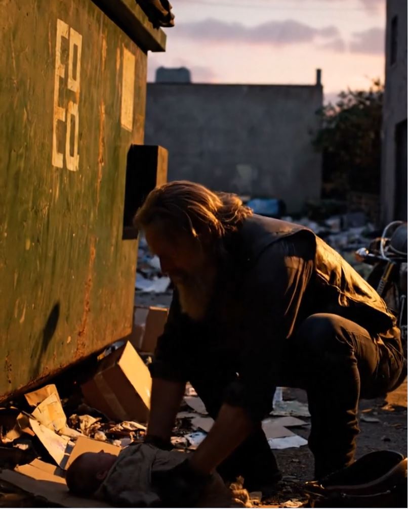 The Biker Who Found Me in a Dumpster and Raised Me as His Own