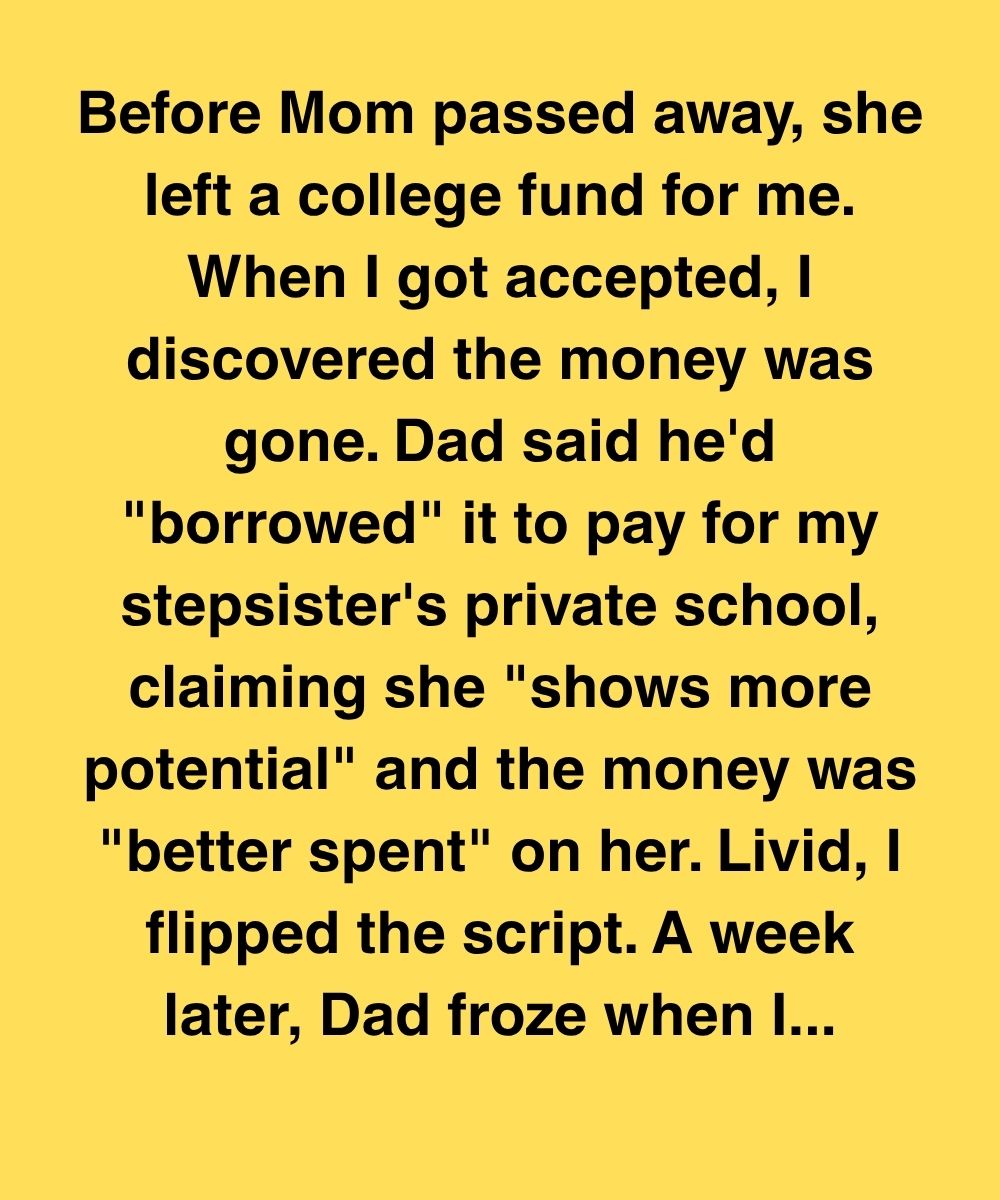He Stole My College Fund For My Stepsister—So I Made Him Watch Me Win Without It