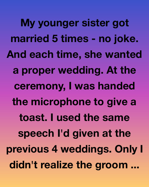 My Sister’s Fifth Wedding Changed Everything