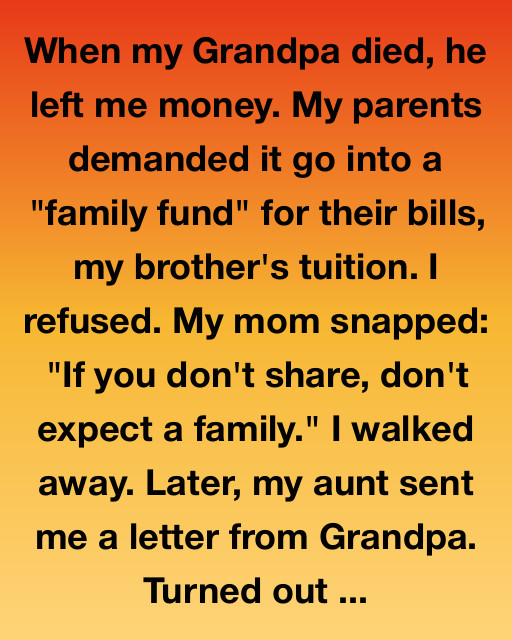 The Letter Grandpa Left Me Changed Everything