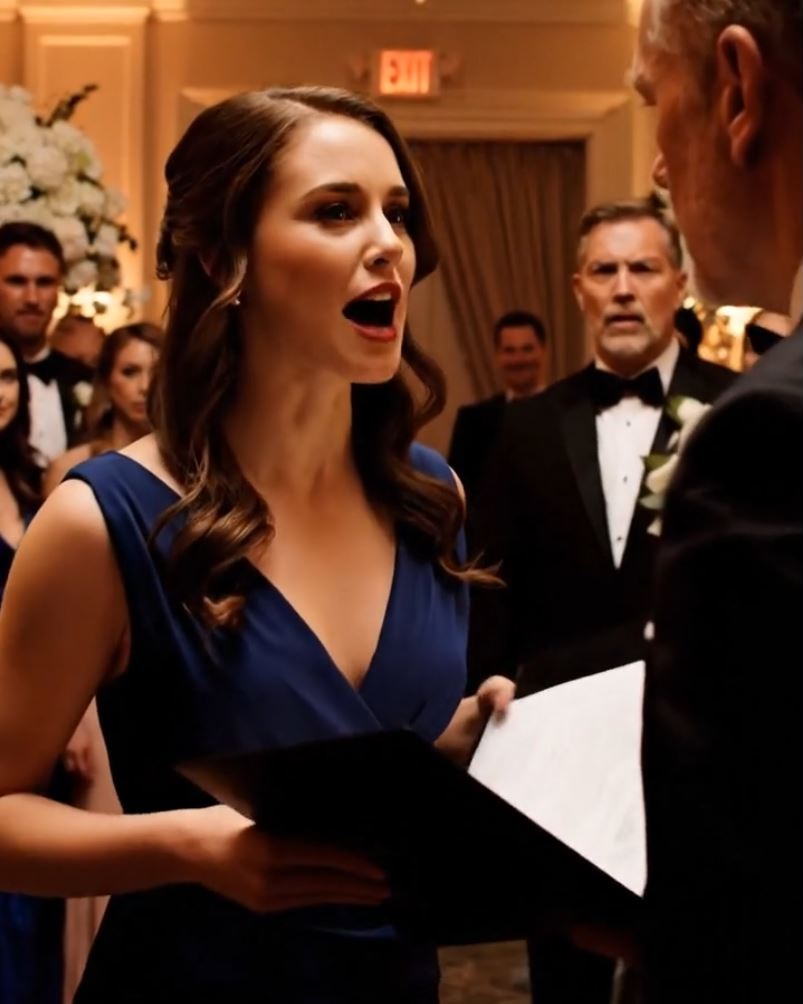 My Dad Threatened to Cut My Tuition Unless I Went to My Sister’s Wedding — But When I Walked In With a Hidden Folder, What I Revealed Made Everyone at the Ceremony Freeze in Stunned Silence