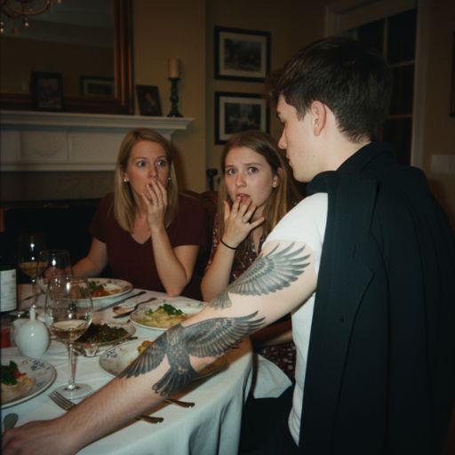 My Daughter’s Boyfriend Came To Dinner — When He Took Off His Jacket, I Recognized The Tattoo And Froze
