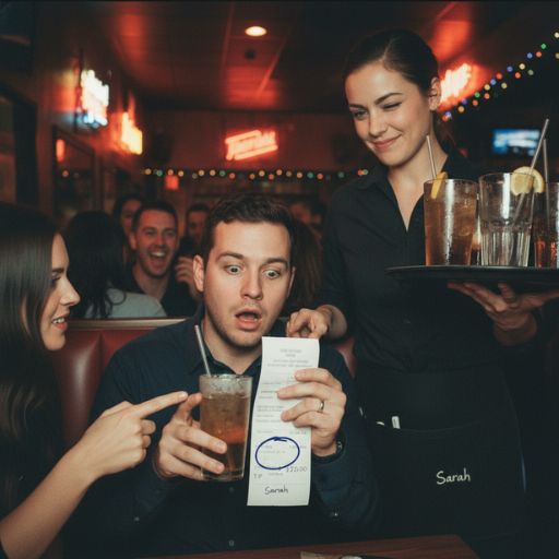 The Waitress Kept Giving My Husband Free Drinks — When I Checked The Bill, I Realized Why