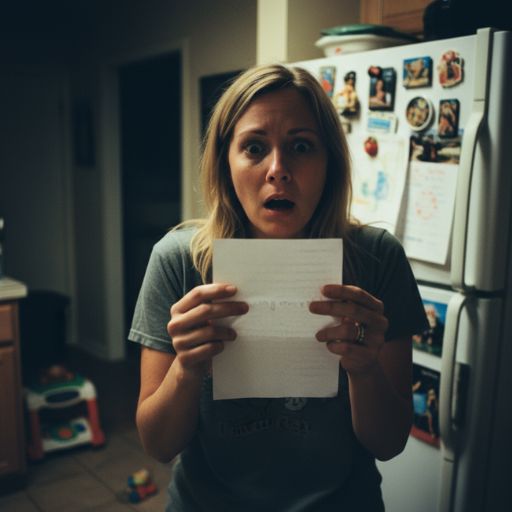 The Babysitter Left A Note On The Fridge — When I Read It, I Called The Police Immediately