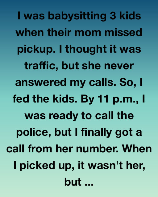 The Night I Became More Than A Babysitter