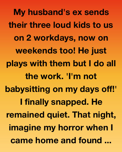 My Husband’s Ex Dropped Off Their Kids… But What Happened Next Changed Everything