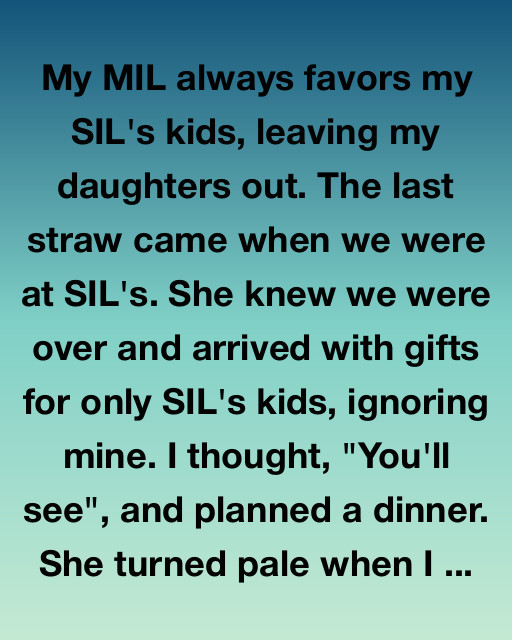 My Mother-In-Law Favored My Sister-In-Law’s Kids—Until One Dinner Changed Everything