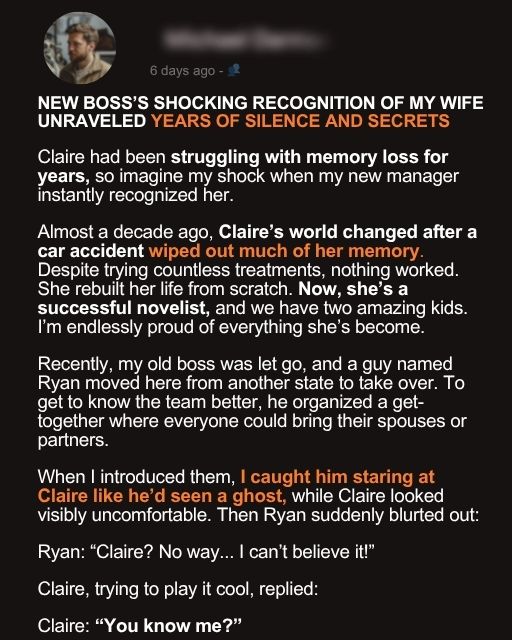 The New Boss’s Shocking Recognition Of My Wife Unraveled Years Of Silence And Secrets