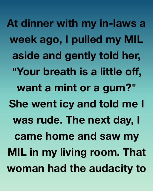 The Day I Offered My MIL a Mint—And Everything Unraveled