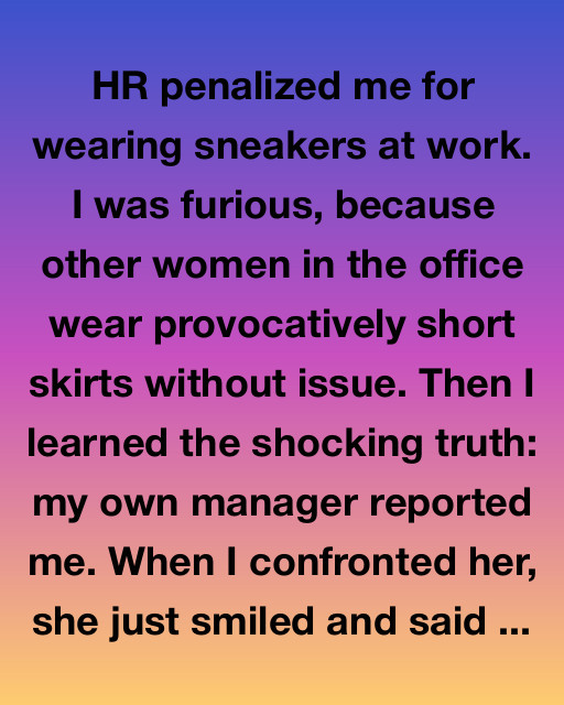 HR Penalized Me for Wearing Sneakers—But the Real Betrayal Cut Deeper