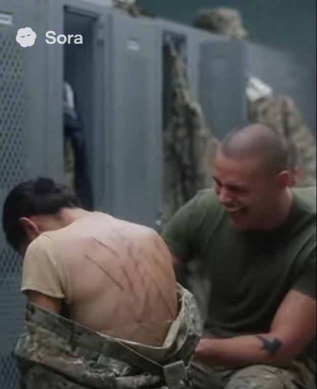 The Soldiers Began To Laugh At The Young Woman’s Scars In The Locker Room — But When The General Stepped In, He Revealed A Truth That Froze Them All