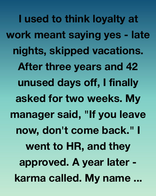 The Vacation That Changed Everything