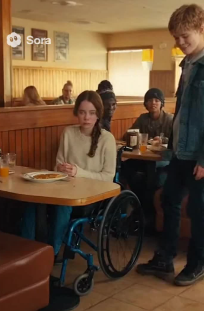 Teenagers Laughed at a Girl in a Wheelchair at a Diner