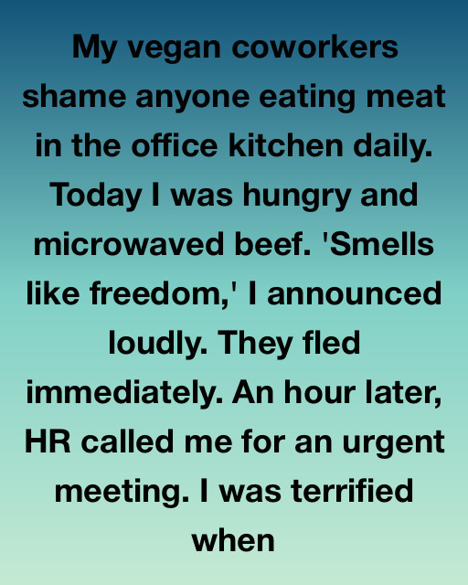 My Vegan Coworkers Shame Anyone Eating Meat In The Office Kitchen Daily
