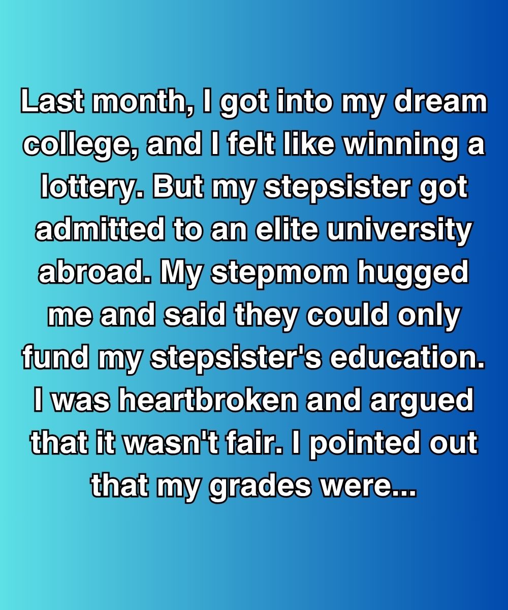 She Took My College Fund And Said I’d Understand Someday—But She Never Expected This