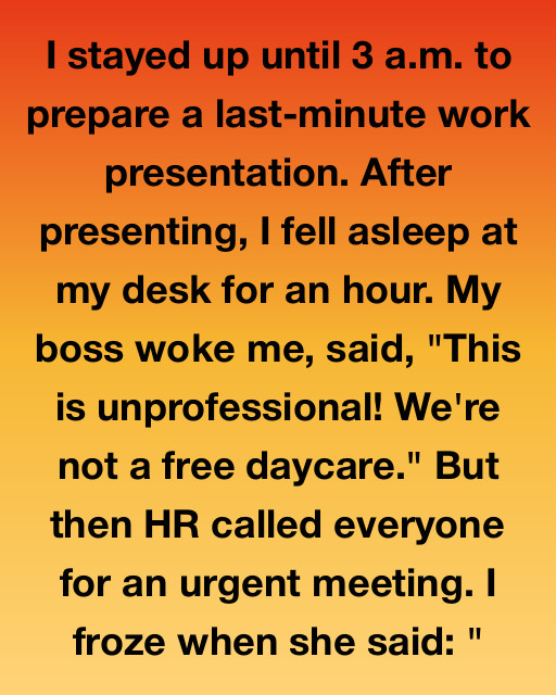 My Boss Humiliated Me for Falling Asleep at Work—Then HR Exposed Her Secret