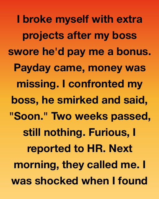The Bonus That Nearly Broke Me—And What I Found When I Pushed Back