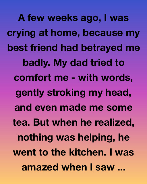 The Day My Dad Brought Me Back To Life