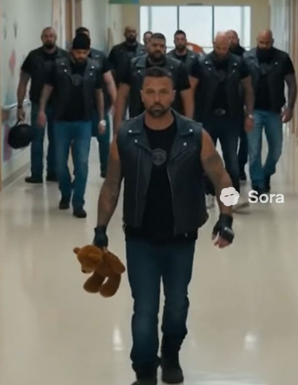 A Thunder of Engines in the Children’s Wing: How a Biker Gang Turned My Son’s Fear Into Courage