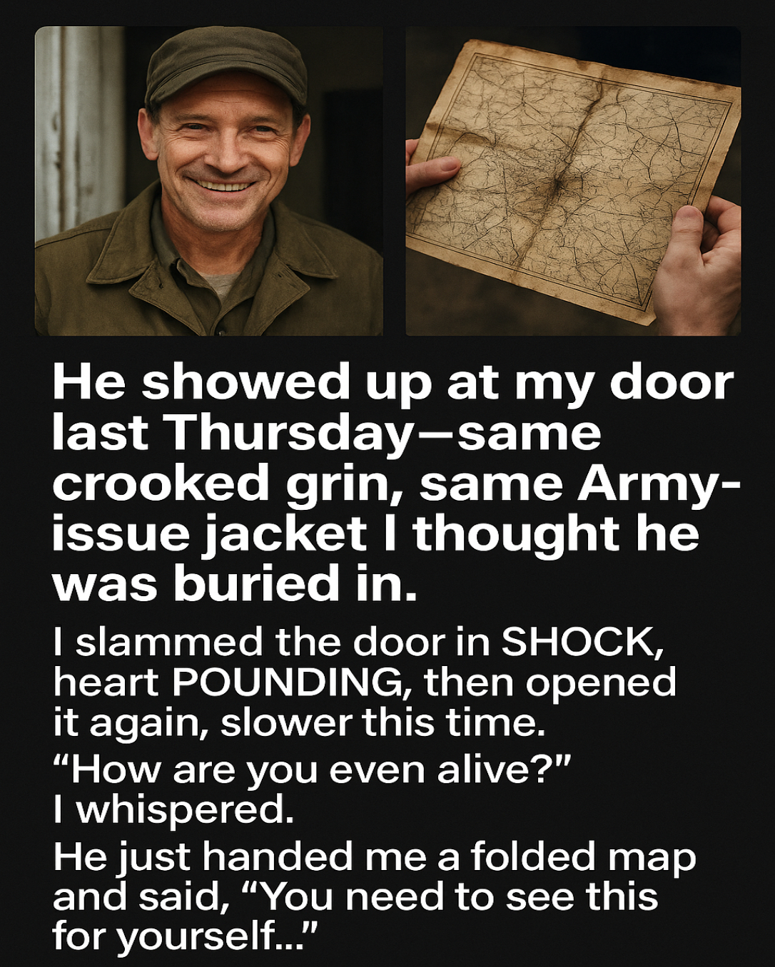 He showed up at my door last Thursday