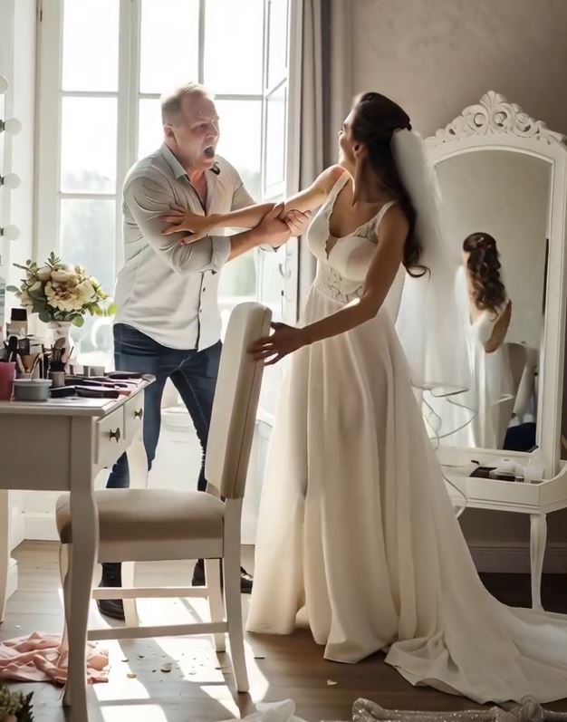 On The Day Of My Remarriage, My Husband Burst In And Told Me To Flee With Our Daughter