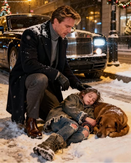 A Billionaire, A Little Girl, And A Dog In The Snow — What Happened Next Will Melt Your Heart