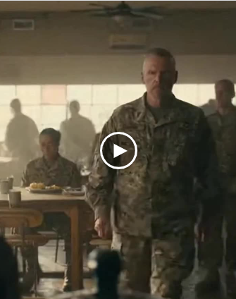 General Spotted Bruises on a Female Soldier