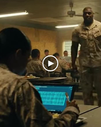 They spotted her sitting alone, quiet and composed