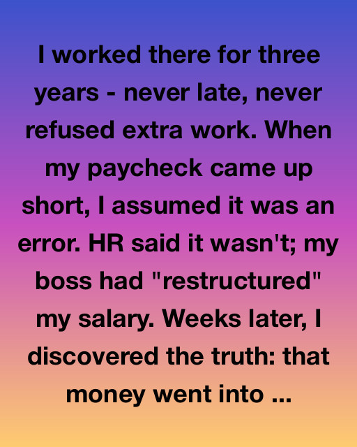 Stolen Hours, Earned Peace