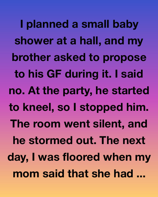 A Baby Shower, A Proposal, And A Bigger Surprise