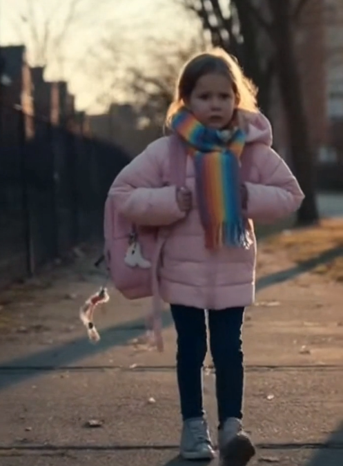 A Seven-Year-Old Girl Realized a Stranger in Black Was Walking Behind Her