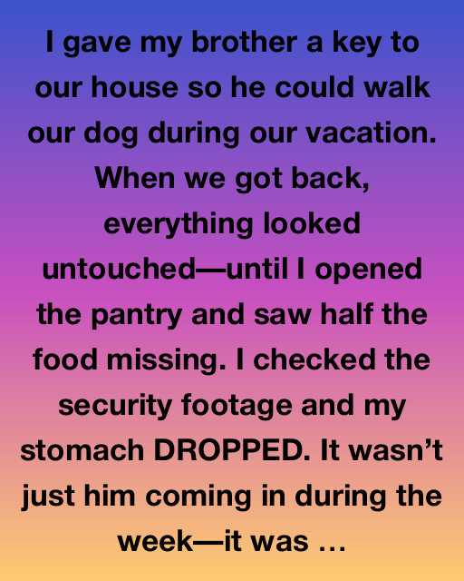 The Key I Gave Him Opened More Than Just Our Door