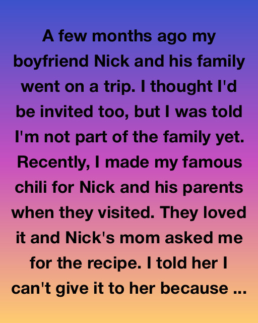 The Chili Recipe I Didn’t Share