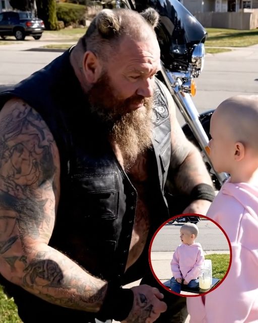 Bikers Rally For 8-Year-Old’s Lemonade Stand To Fight Cancer