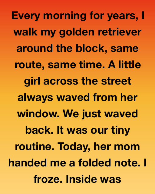 The Silent Message That Changed Our Routine