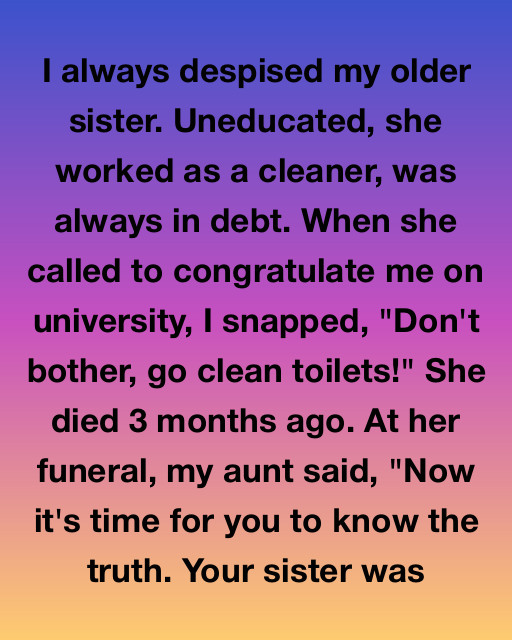 The Truth About My Sister I Refused To See