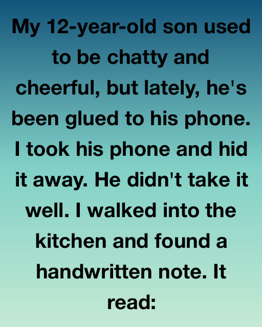 The Note That Changed Everything