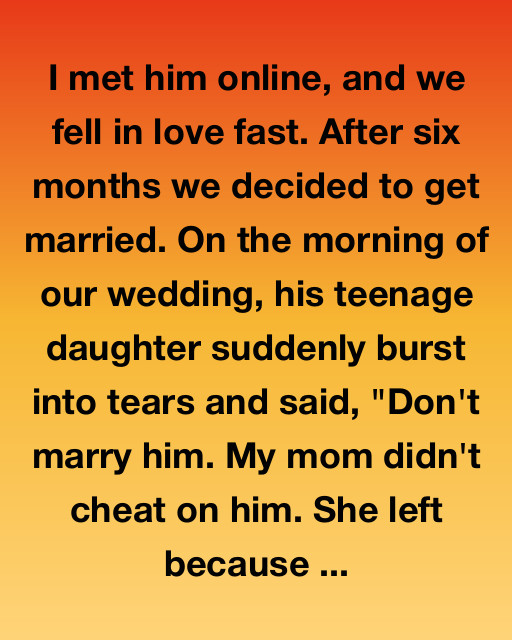 Don’t Marry Him: A Wedding Day Truth That Changed Everything