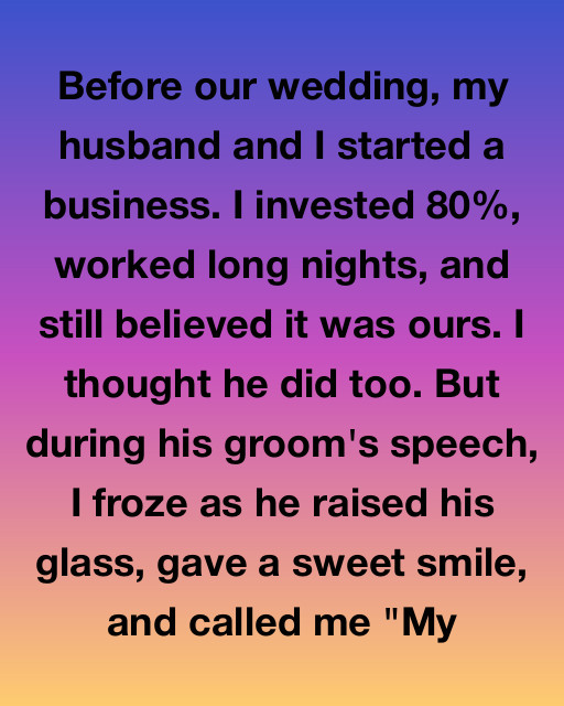 He Used My Time & Money To Start A Company—Then Tried To Erase Me With A Smile During His Groom’s Speech