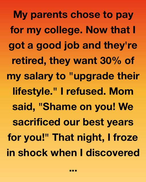 They Raised Me With Love, Then Tried To Raise My Salary