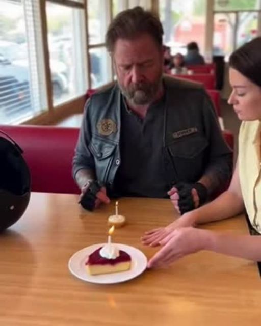 Biker Walks Into Diner And Sits Alone—What The Waitress Discovers Changes Everything