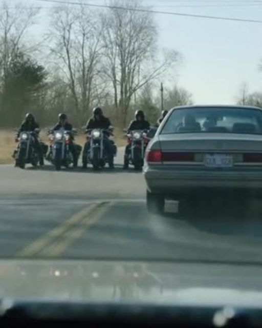Bikers Block Traffic for Funeral Procession—the Driver in Back Lays on His Horn… Until He Sees Why