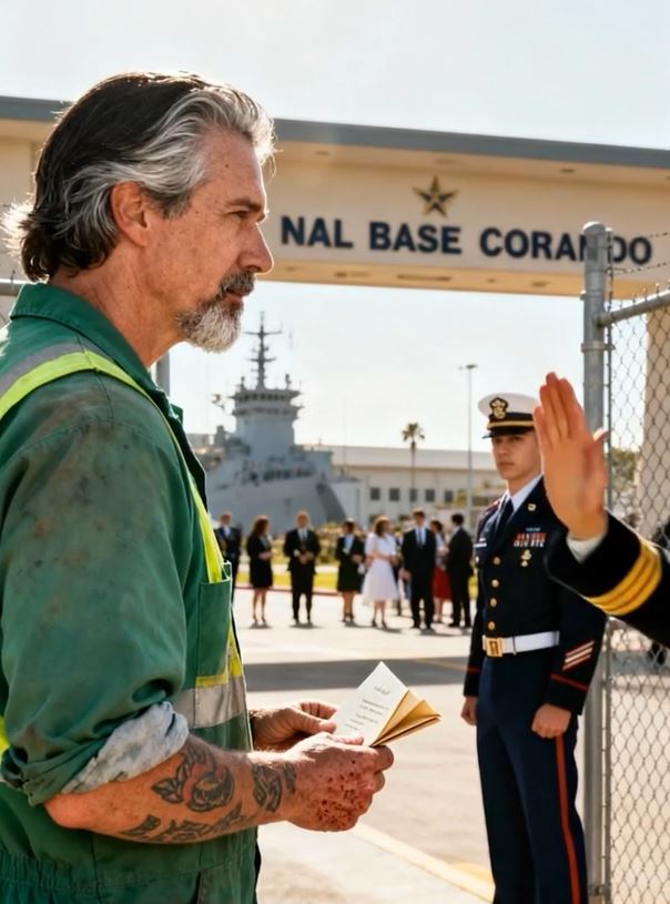 He Showed Up In A Janitor’s Uniform—And The Admiral Froze