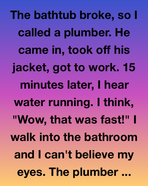 The Plumber Who Fixed More Than Just The Pipes