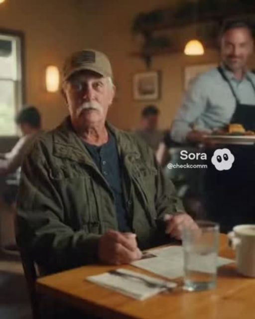 Veteran Sits Alone In Restaurant—The Staff Reacts After Seeing His ID And Drop Everything