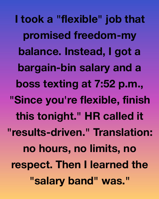 My Flexible Job That Wasn’t
