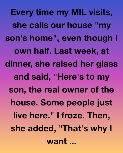 Here’s To My Son: The Real Owner Of The House